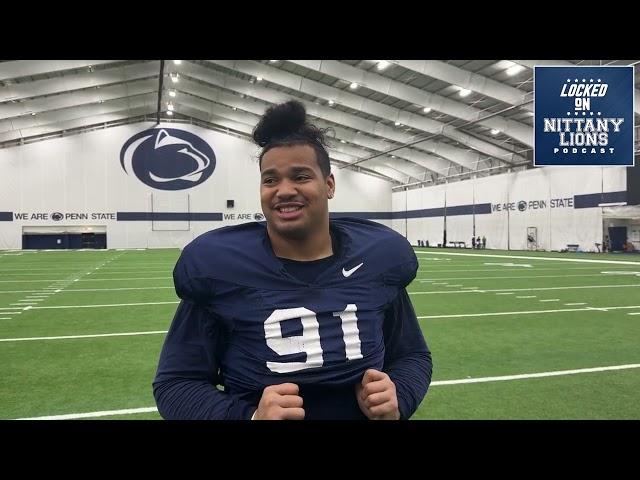 Penn State DT Dvon J-Thomas talks why PSU is special, teammate Xavier Gilliam, PSU alumni