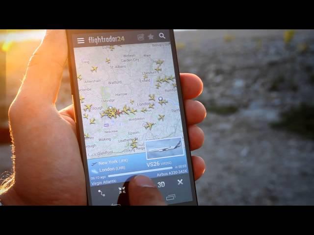 Flightradar24 app video