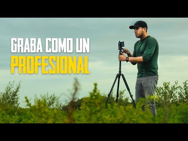 Como grabar videos CINEMATICOS con tu CELULAR 