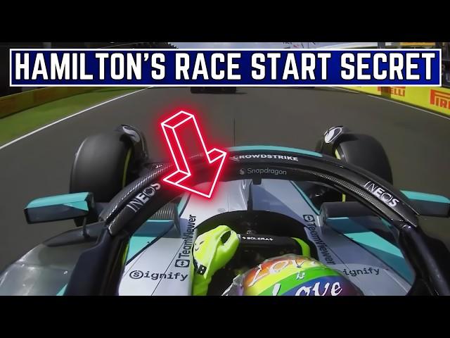 The SECRET Behind Lewis Hamilton's UNIQUE Race Start Technique | F1 Unraveled
