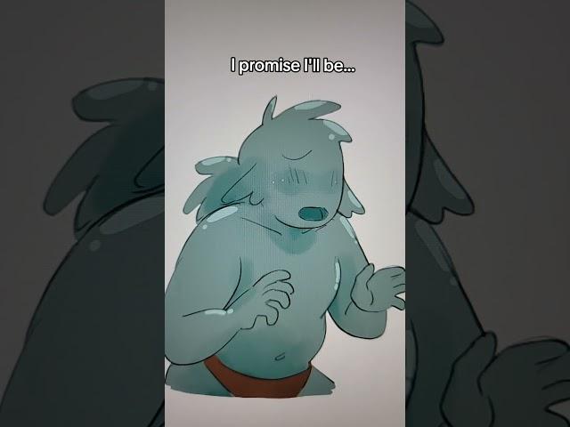 A little groveling goes a long way! #NeebsandLug #originacharacter #art #goblin #slimeman