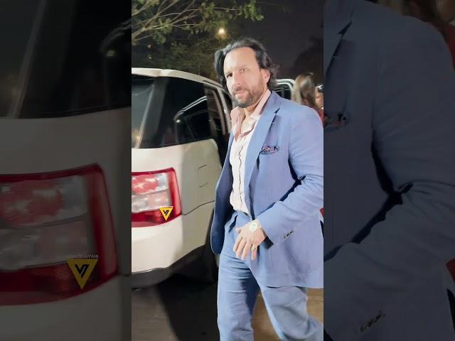 Saif Ali Khan with family exit visual