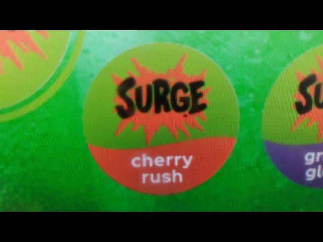 Surge Cherry Rush Pop Review & Taste Test Burger King Exclusive 2022 Coca Cola Freestyle Machine