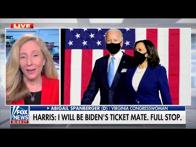 Democrat Rep. Abigail Spanberger Dodges Question On Whether She Would Support Biden In 2024