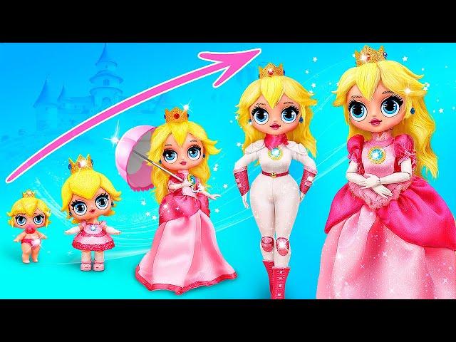 Princess Peach Growing Up! 30 LOL OMG Hacks