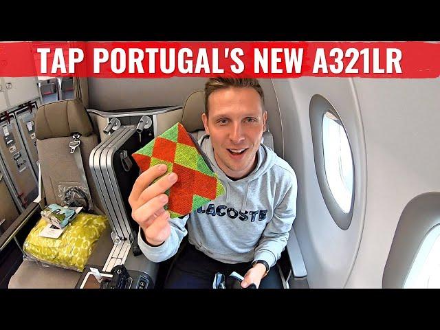 Review: TAP AIR PORTUGAL's NEW A321LR in BUSINESS CLASS - NARROW BODY LUXURY!