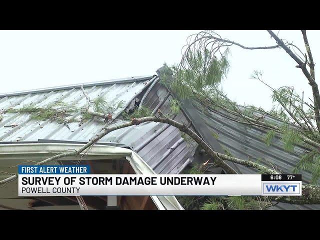 Powell County leaders survey storm damage