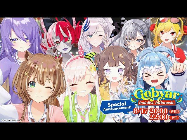 【3D LIVE】Gebyar hololive Indonesia with all of holoID! #GebyarholoID