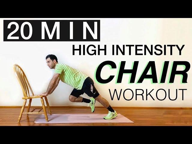 20 Minute High Intensity Chair Workout