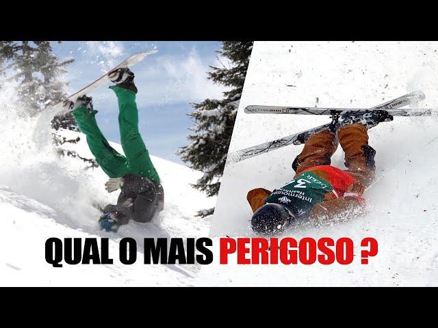 SKI ou SNOWBOARD | Qual esporte é mais perigoso?