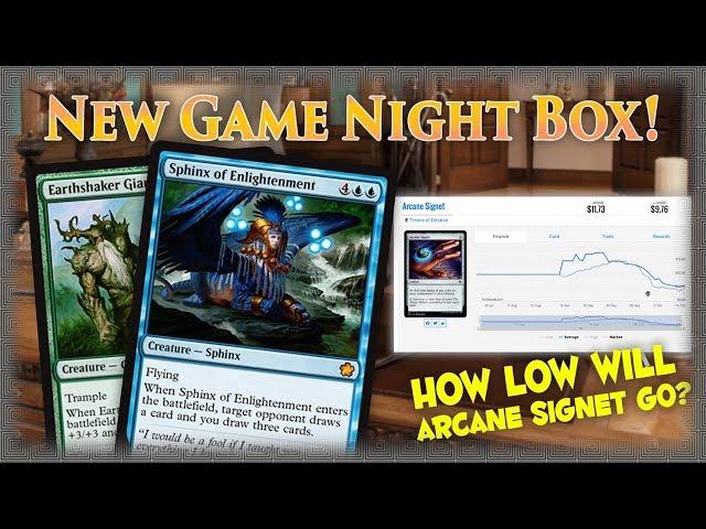 MTG New Game Night Cards and Arcane Signet Price Brawl Deck in Commander EDH