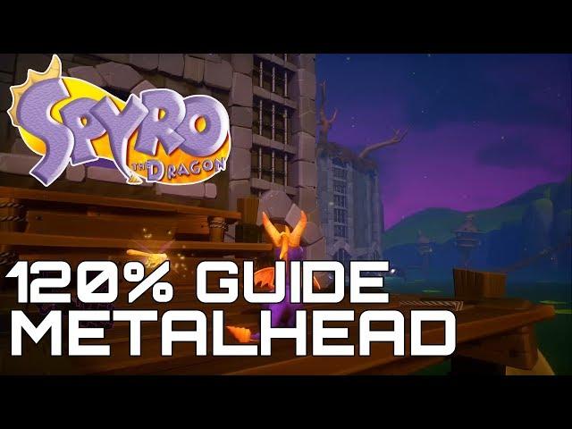 Spyro The Dragon (Reignited) 120% Guide METALHEAD (ALL EGGS, GEMS, DRAGONS...)