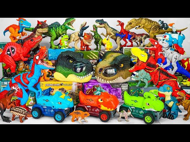 Jurassic World Unboxing Review ASMR | Dinosaur Toys, T-rex, Indominus rex, Atrociraptor, Spinosaurus