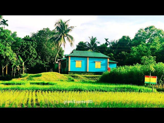 অপরূপ সুন্দর সবুজে ঢাকা একটি গ্রামের প্রাকৃতিক সৌন্দর,gram ExpressBD