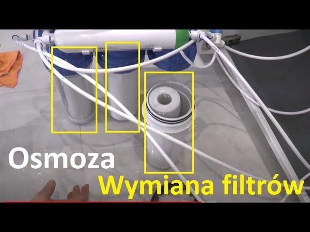 Wymiana filtrów | Osmoza | Jak przepłukać system