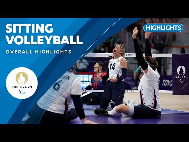 Sitting Volleyball Highlights | Paris 2024 Paralympic Games ️