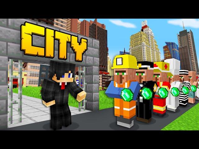 Minecraft but I Open a City!