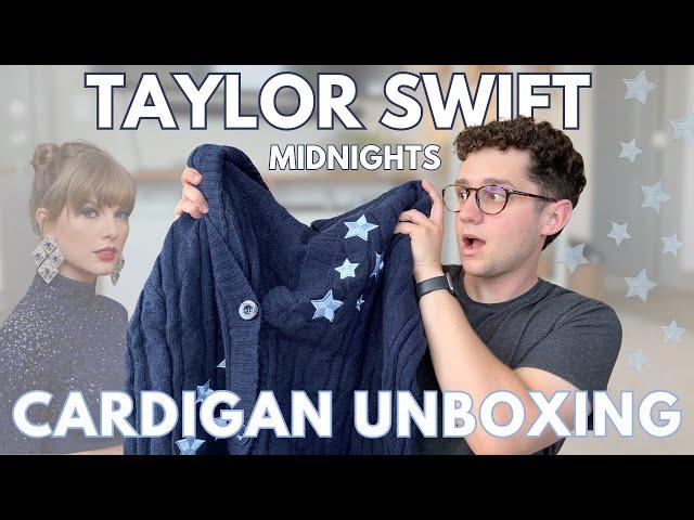 Unboxing the NEW Taylor Swift MIDNIGHTS CARDIGAN!