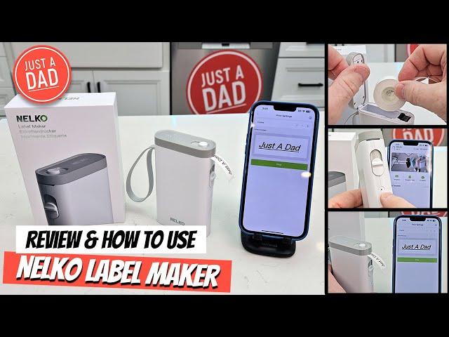 Nelko Bluetooth Label Maker Review and How to Use