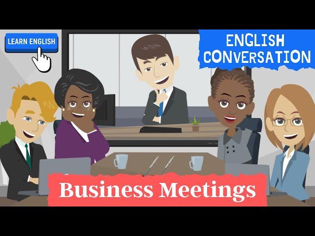 Business English Conversations | ESL Business Meeting Conversation