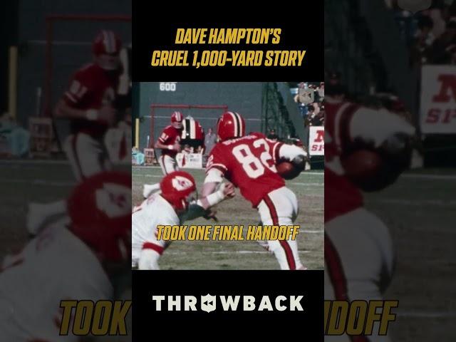 Dave Hampton's cruel 1,000 yard story