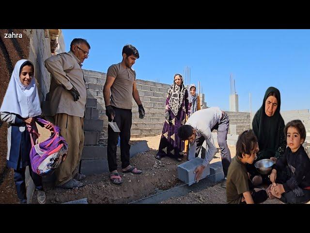 Zahra's nomadic family's efforts to withstand the cold