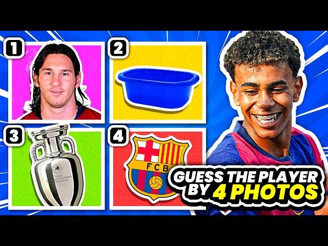 GUESS THE FOOTBALL PLAYER BY 4 PHOTOS / IMAGES | QUIZ FOOTBALL TRIVIA 2024