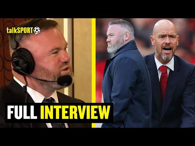  Wayne Rooney EXCLUSIVE IN FULL!  Erik Ten Hag Man Utd Advice, Plymouth & How England Win A Trophy