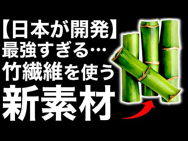 【衝撃】日本が開発した「竹繊維プラスチック」が画期的すぎる！