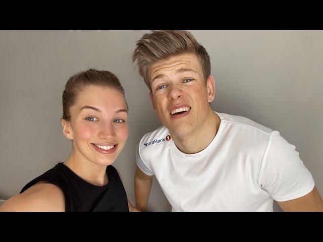 Home workout no equipment/ bodyweight (Live with Pernille & Johannes)