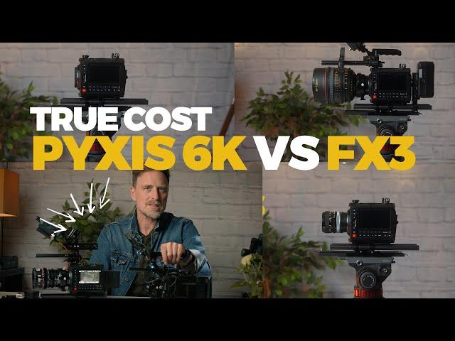 The Real cost of the Pyxis 6k and FX3 #sonyfx3 #pyxis6k #filmmaking