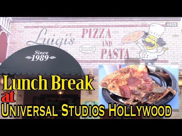 Lunch Break at Universal Studios Hollywood- Luigi's Pizza and Pasta