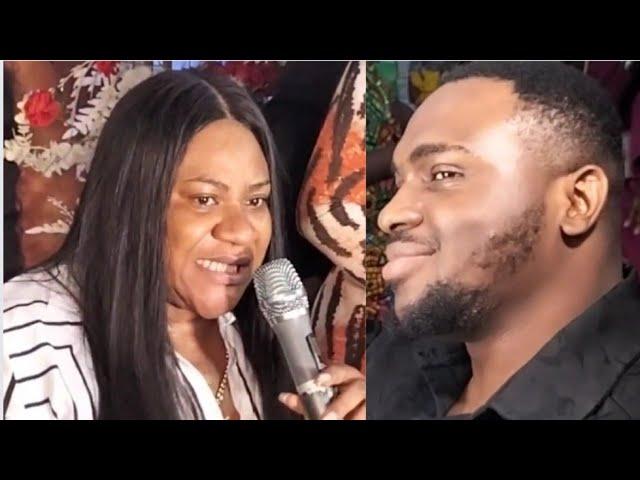 SEE NKECHI BLESSING REACTION WHEN SHE SEES HER HUSBAND AT HER SURPRISE BIRTHDAY