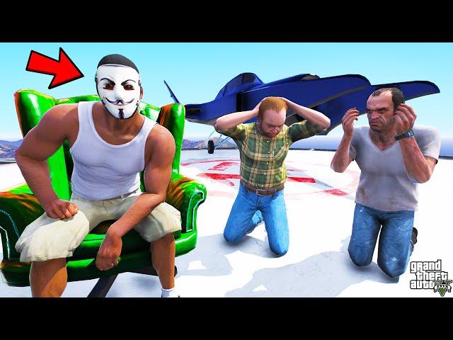 Franklin Mr. Anonymous Trying To Find Traitor In GTA 5 | SHINCHAN and CHOP