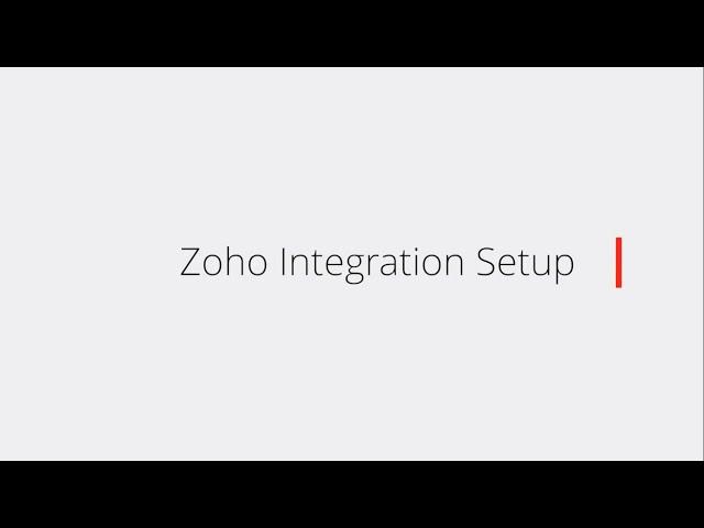 Zoho Integration Setup | The #1 Power Dialer for Calling & Texting in Zoho CRM