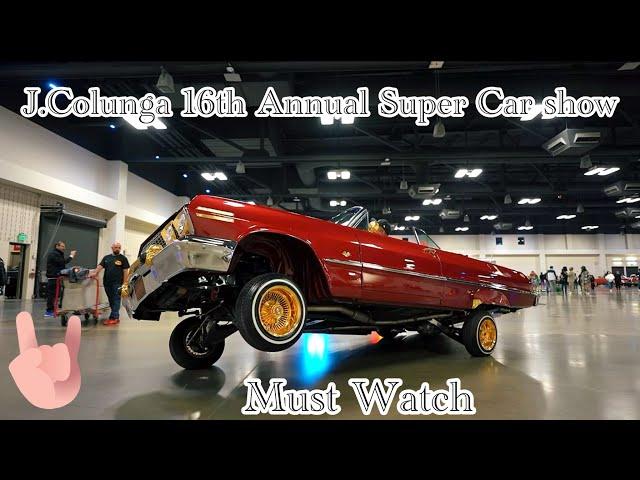 J.Colunga 16th Annual Super Car Show Austin,Tx 2024 #lowrider #bigrims #carvlog