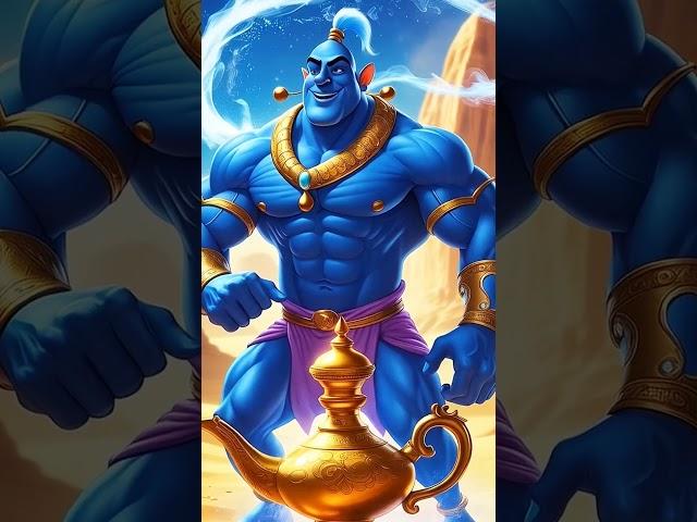 Aladdin vs Heat  | Genie Brings Ice to Save the Day! ️ #shorts #viralvideo