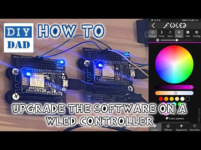 Upgrading the Software on a WLED Controller