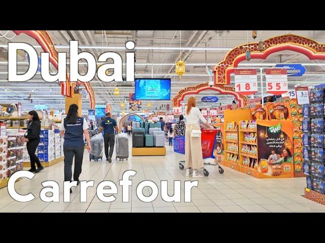 Dubai [4K] Carrefour Hypermarket, Mall Of Emirates Walking Tour 