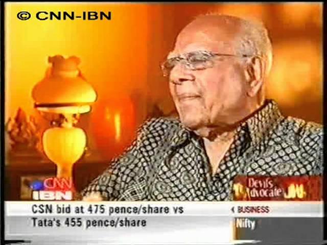 CNN IBN Ram Jethmalani 19 11 2006