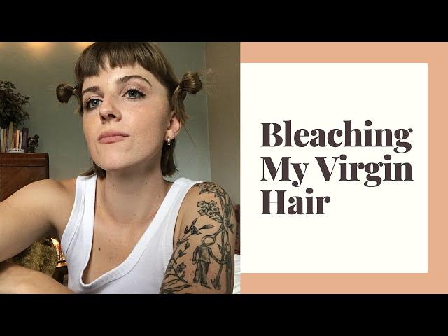 HOW TO: Bleach short virgin hair at home with SHADOW ROOT