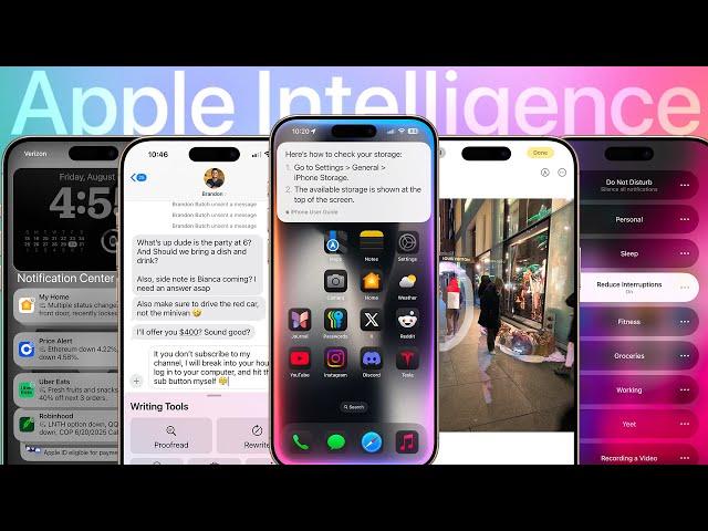 Apple Intelligence on iOS 18.1 is AMAZING! (here's how to use it)