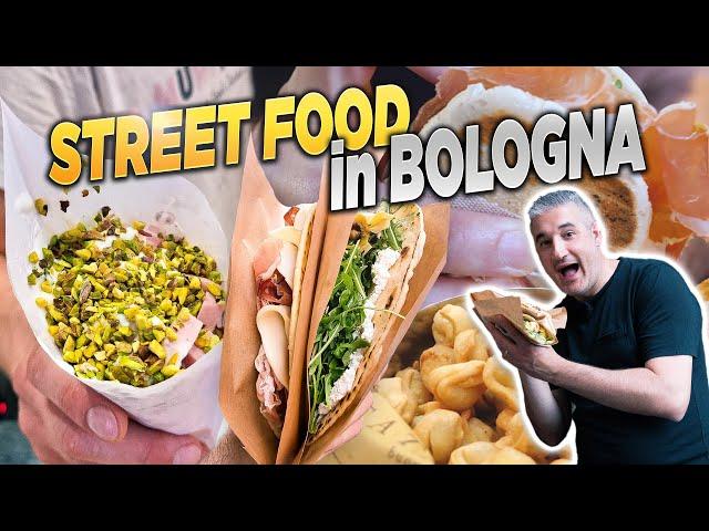 I Ate STREET FOOD in BOLOGNA Italy for 12 Hours