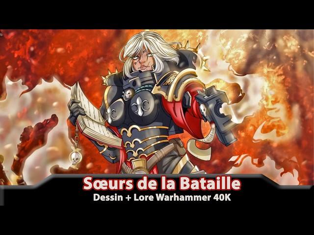 Sœurs de Bataille Dessin + Lore Warhammer 40K