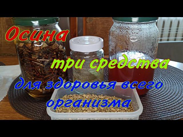 Три лучших средства с осины, для здоровья всего организма. Как сделать настойку, порошок и отвар.