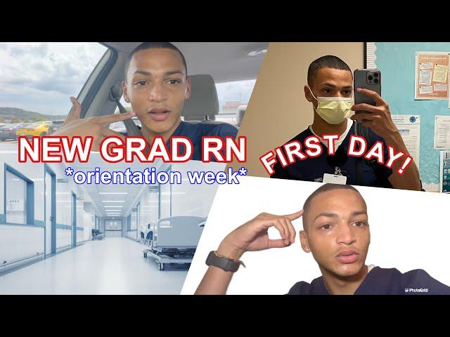 MY FIRST DAY AS A NEW GRAD NURSE! I Orientation Week I ICU Nurse Residency I Registered Nurse Vlog