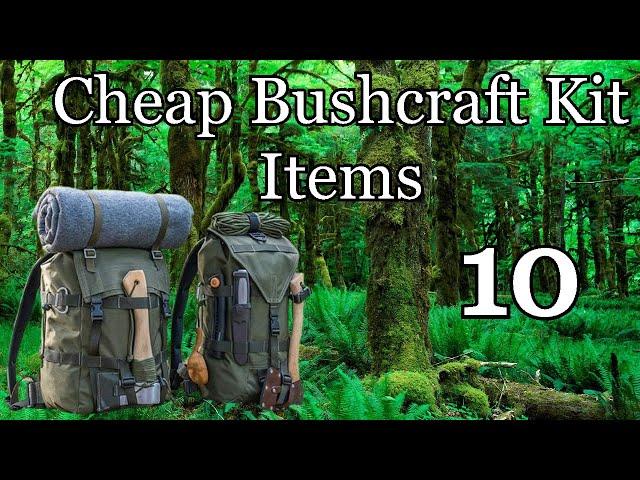 10 Cheap Bushcraft Kit Items I Actually Use