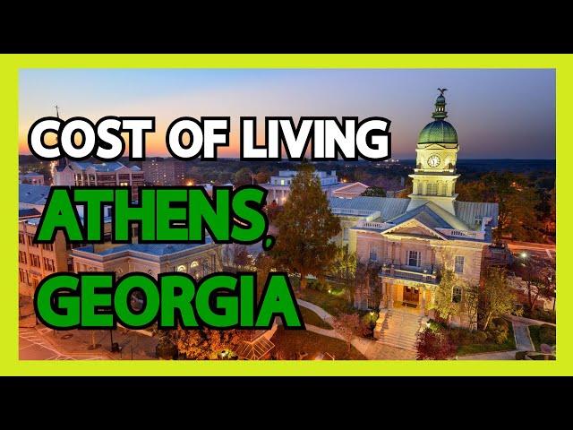 Cost Of Living In ATHENS, GEORGIA | You NEED To Se This | Housing, Bills, Lifestyle and MORE!