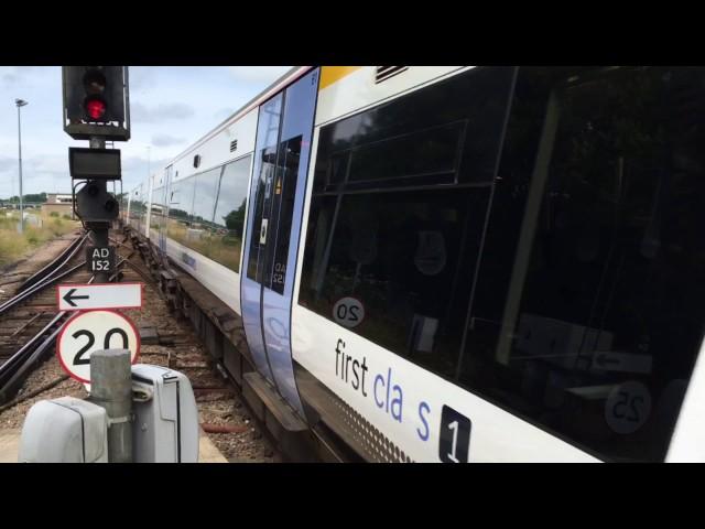 (HD) Southeastern 375704 + 375609 + 375802 depart Tonbridge in 3 different liveries! 9/7/16