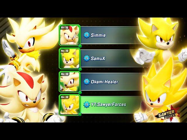 Sonic Forces Speed Battle: ALL SUPERS MAX LEVEL Gameplay